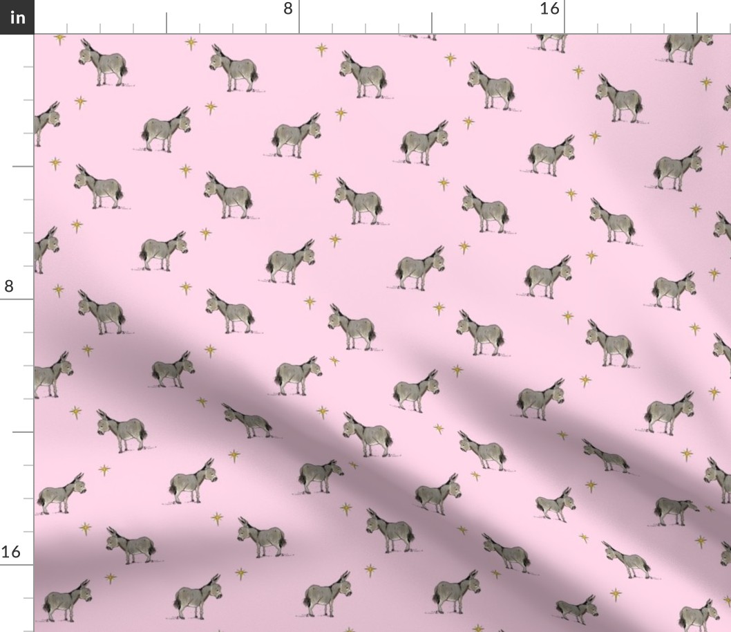 SMALL - Little Donkey Baby pink