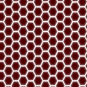 Maroon Honeycomb Version Three Small Scale 4 x 4