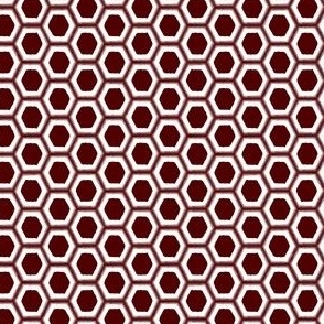 Maroon Honeycomb Version Two Small Scale 4 x 4