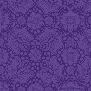 Purple on Purple Moths in the Cosmos!