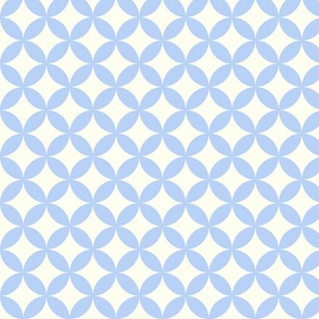 overlapping circles, light blue