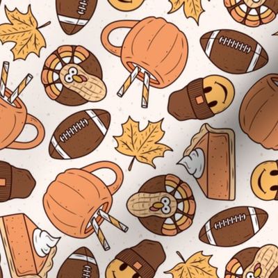 Autumn football and treats