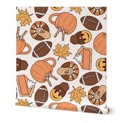 Autumn football and treats