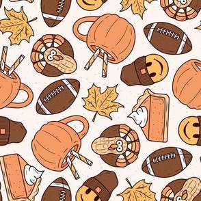 Autumn football and treats