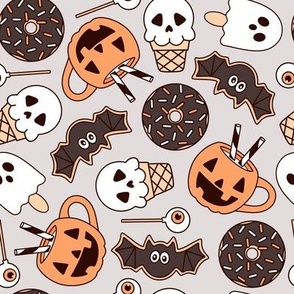 Halloween Treats Grey