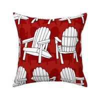 Adirondack Chairs (Lobster Red large scale)  