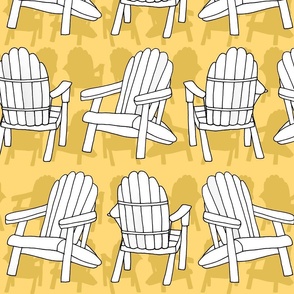 Adirondack Chairs (Sunshine Yellow large scale)  