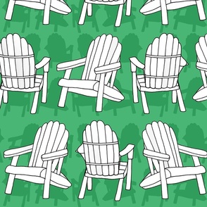 Adirondack Chairs (Grass Green large scale)  