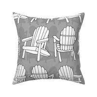 Adirondack Chairs (Cloudy Day Gray large scale) 