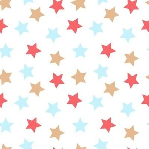 Red White and Blue Stars