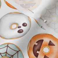 Watercolor Halloween Donuts