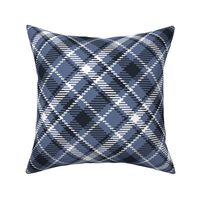 Retro Tartan Blue Nova diagonal