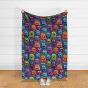 Cute Monster Embroidery - XL Scale