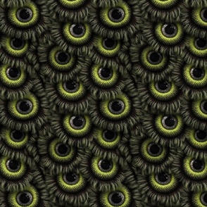Furry Monster Eyeballs - Medium Scale