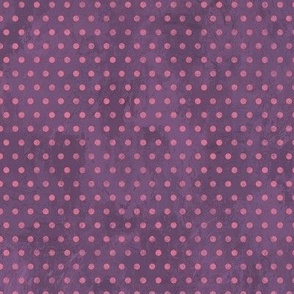 Distressed Dot - Bubblegum Pink on Dusty Purple