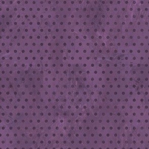 Distressed Dot - Dark Purple on Dusty Purple
