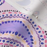 Aesthetic Purple Paisley by Courtney Graben