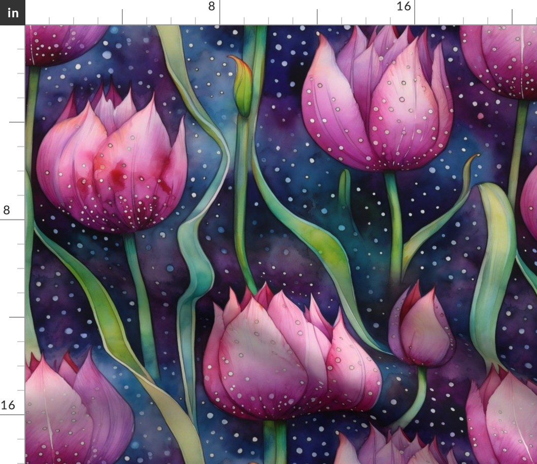 Dreamy Tulips, Purple Tulip Flowers