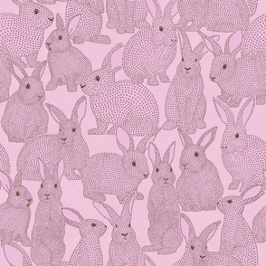Dotted Rabbit pink
