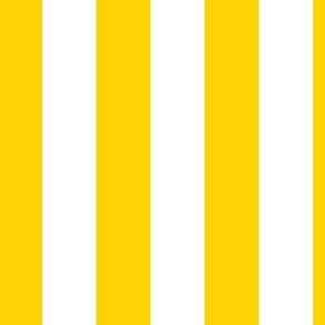 Vertical Cabana Stripe Wide | Primary Yellow