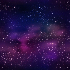 Purple night sky