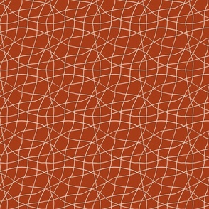 Warped Windowpane - Orange 4in