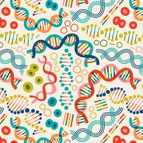 DNA Fun on creme (large)