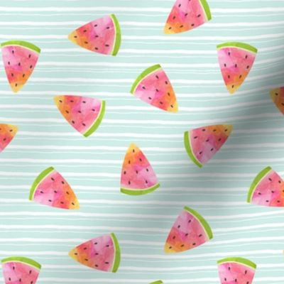 Watermelon Wedges – Summer Fruit (baby green stripe)