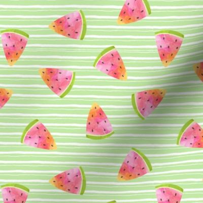 Watermelon Wedges – Summer Fruit (bright green stripe)