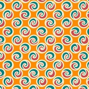 Swirl to Her (12") - orange, teal, red (ST2023STH)