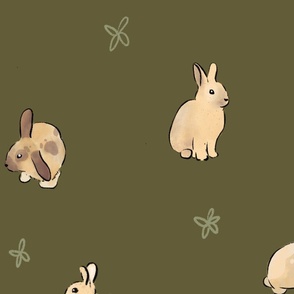 Bunnies_Large Scale_green