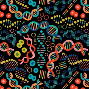 DNA Fun on black (large)