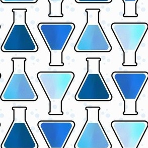 Erlenmeyer Flasks - Blue