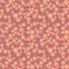 Rosy Floral - Medium Scale