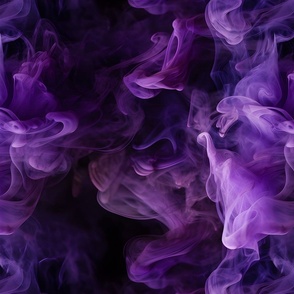 Purple smoke on black