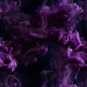 Purple smoke on black