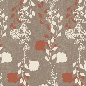 Fall Prairie Floral in Muted Colors