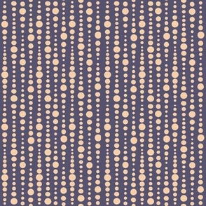Line Dots Pattern Blue