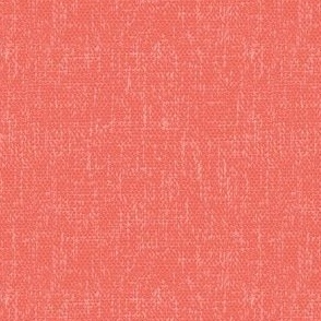 Medium // Linen Look - Pinky Orange Red 