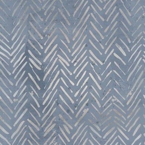 loose paintbrushed chevron in indigo 8x16in.pg