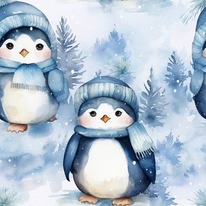Penguin Winter Wonderland