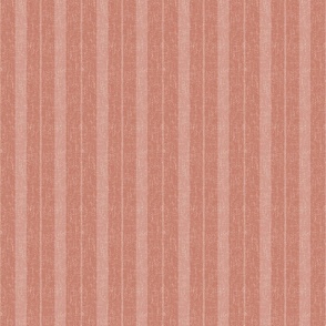 Medium // Linen - Vertical Stripe - Dusty Pink