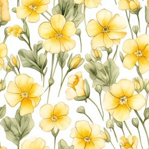 Primrose Yellow Wildflowers