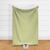 Grid Lime Green Wonky Stripes Minimal Geometric Blender Fabric