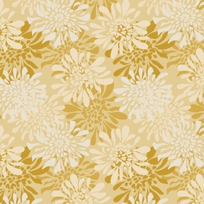 KM05 Summer Florals_Gold bloom_ Large scale