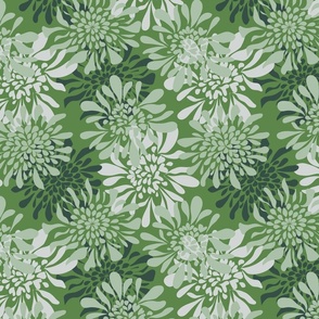 KM06 Summer Florals_Fresh green_ Large scale