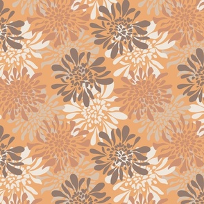 KM08 Summer Florals_Terracotta_ Large scale