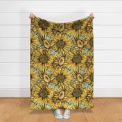 Sunflowers pattern1