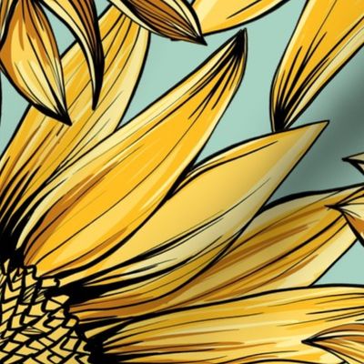 Sunflowers pattern1