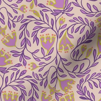 French provencal floral trailing lavender